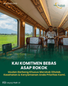 larangan merokok di KAI