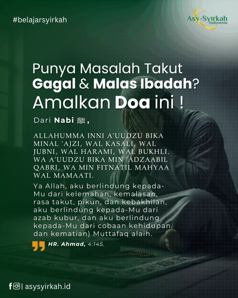 Doa Nabi meminta perlindungan dari kemalasan dan kebakhilan HR Ibnu Majah