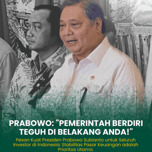 Presiden Prabowo memberikan pidato di hadapan investor mengenai stabilitas investasi pasar keuangan Indonesia.