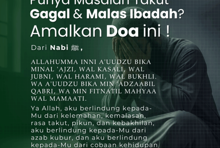 Doa Nabi meminta perlindungan dari kemalasan dan kebakhilan HR Ibnu Majah