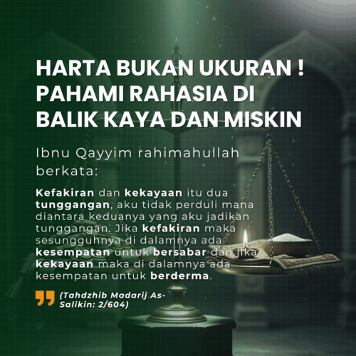 Ilustrasi simbolis dua jalan yang setara: satu jalan kekayaan (emas) untuk berderma, dan jalan kefakiran (kesederhanaan) untuk bersabar, sesuai konsep Kaya dan Miskin Dua Tunggangan.