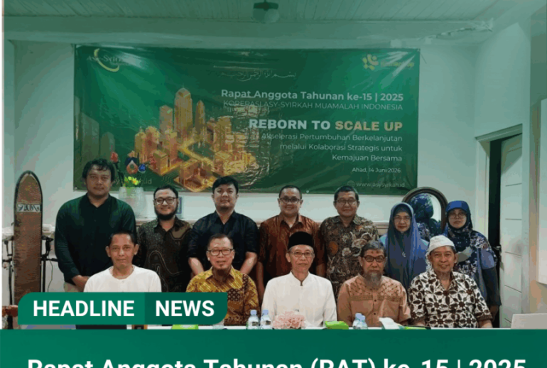 Suasana Rapat Anggota Tahunan RAT ke-15 Koperasi Syariah AsySyirkah Muamalah Indonesia pada 14 Juni 2026