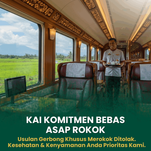 larangan merokok di KAI